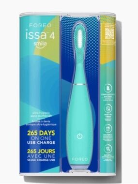 FOREO Issa 4 Smile Sonic Toothbrush - Aqua Turquoise